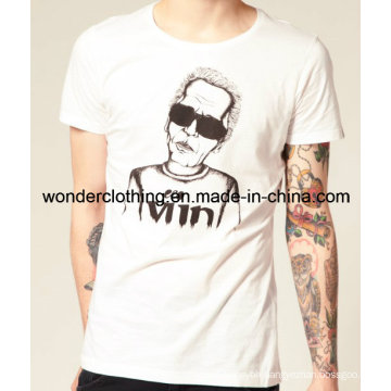 Cartoon Figures Screen Printing Hot Wholesale Cotton Custom Men T-Shirt